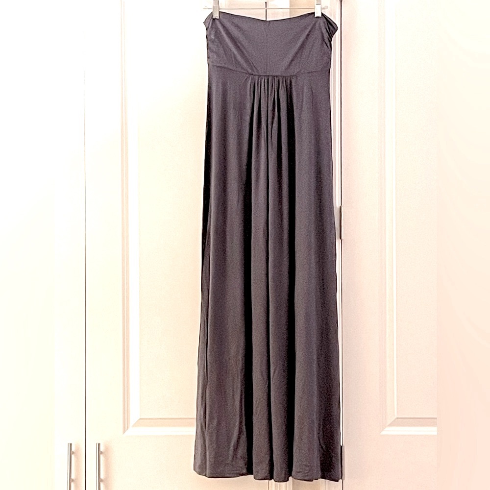 Olga & Maya Halter Maxi Dress in Smoky Purple; One Size; Halter Maxi Dress!